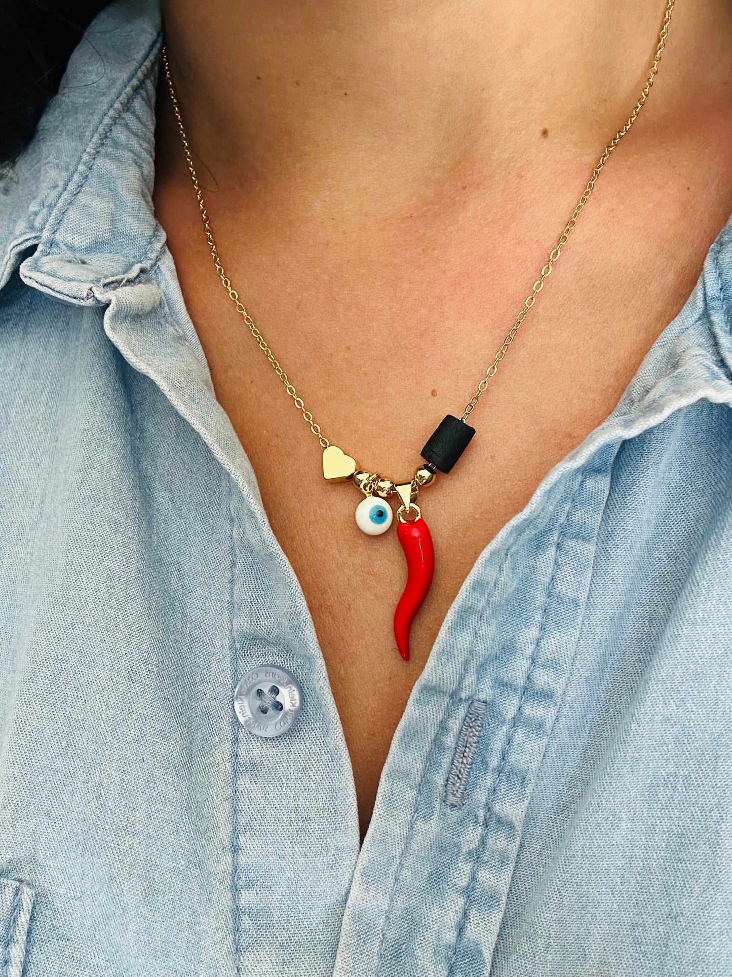 Necklace Italian Horn
