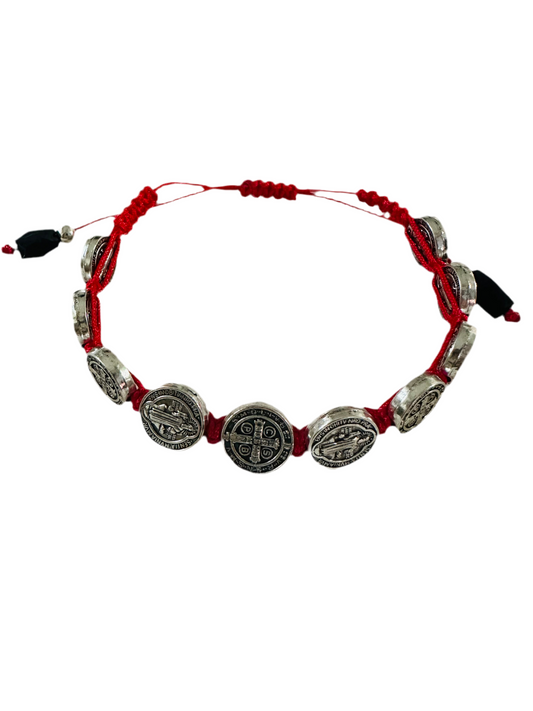 Saint Benedict Antique Silver Medals