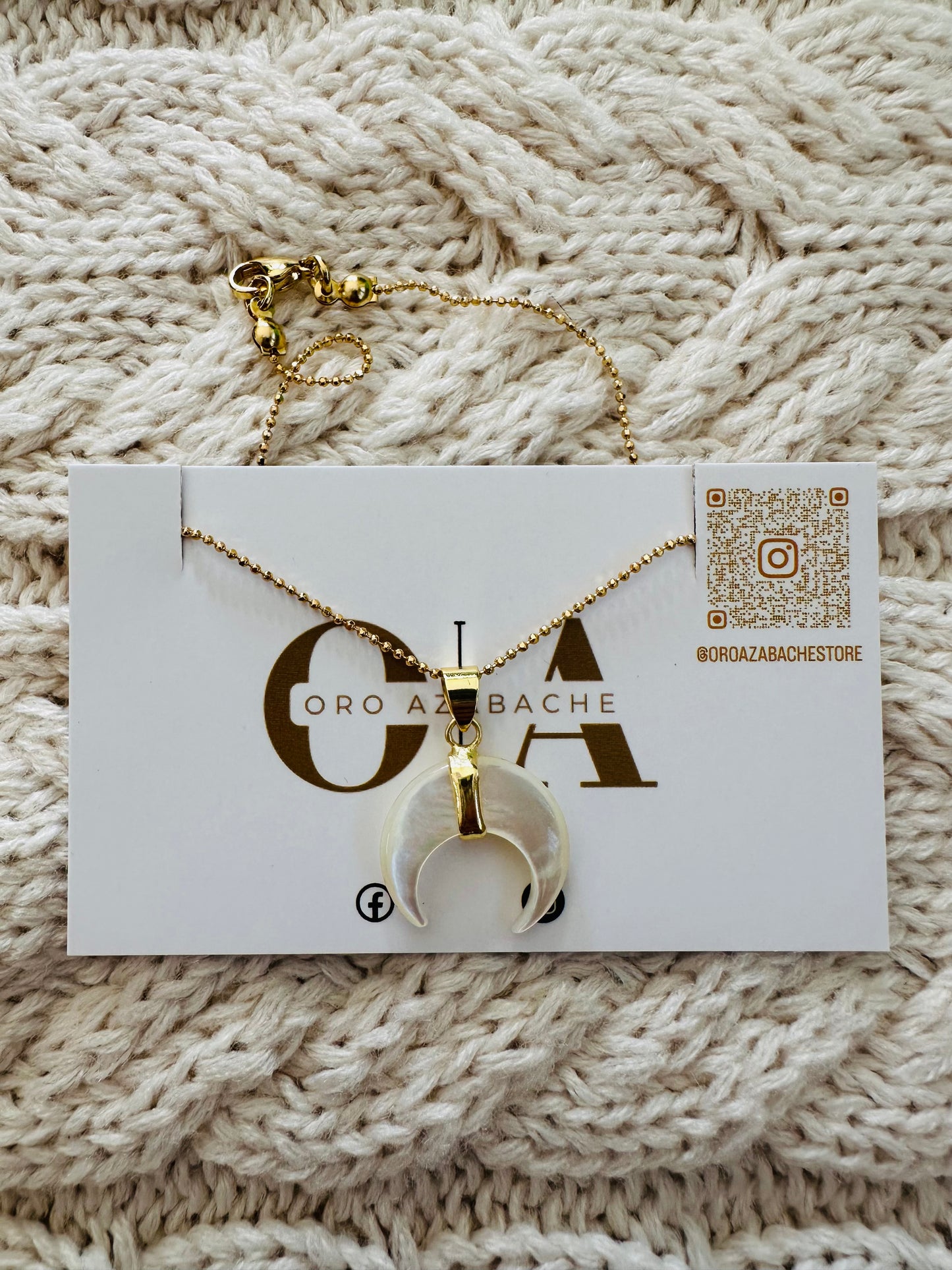 Necklace Mother Pearl Moon